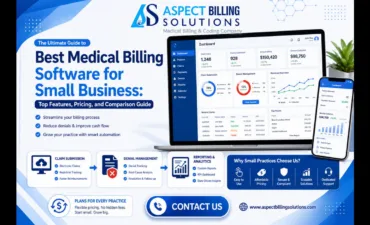 Best medical billing software for small business dashboard showing claim submission, denial management, and reporting analytics