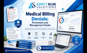 Healthcare professional analyzing medical billing denial management strategies to improve revenue cycle