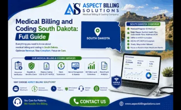 medical billing and coding South Dakota overview infographic