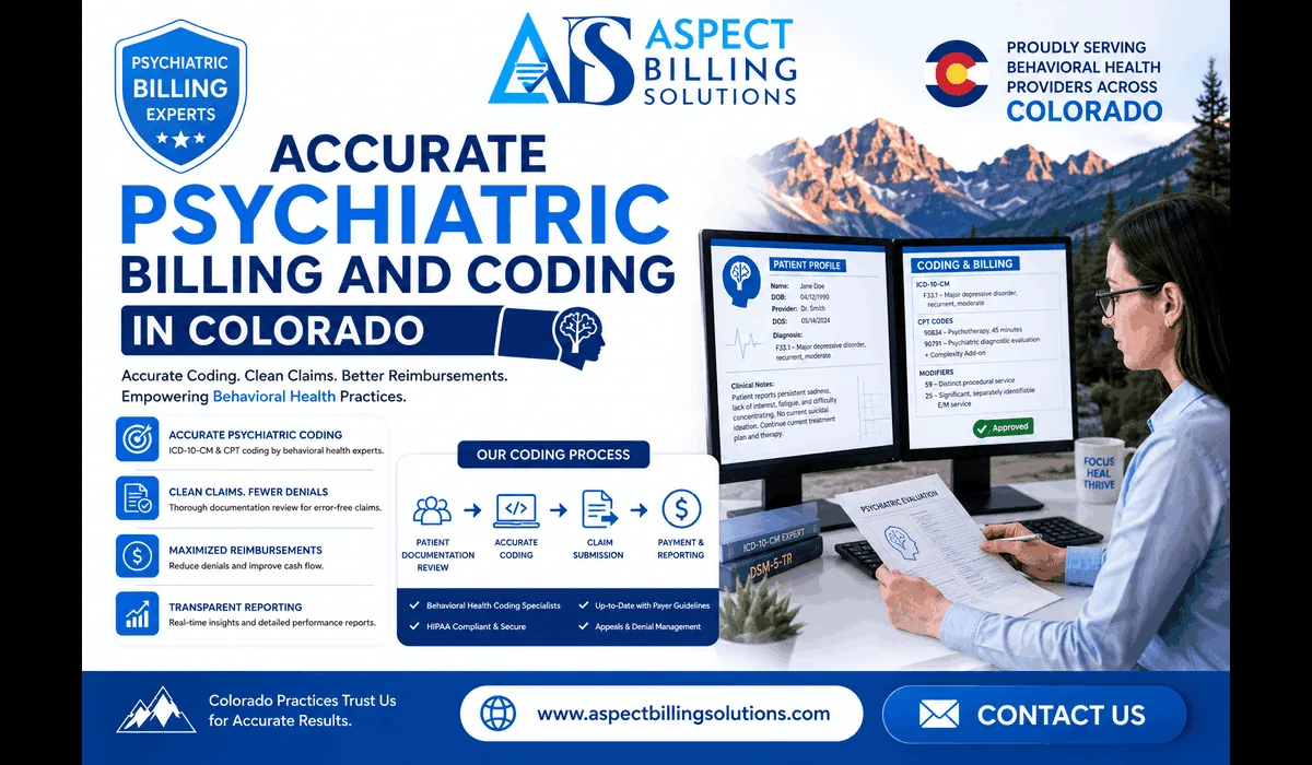 Healthcare professional reviewing psychiatric documentation for accurate code assignment