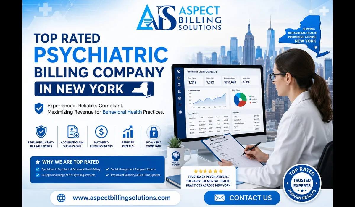 Top rated psychiatric billing company in New York specialist reviewing psychiatric claims and documentation