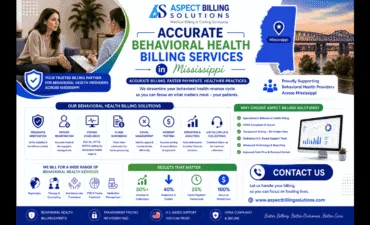 Professional behavioral health billing services specialist assisting Mississippi mental health practice with claims management