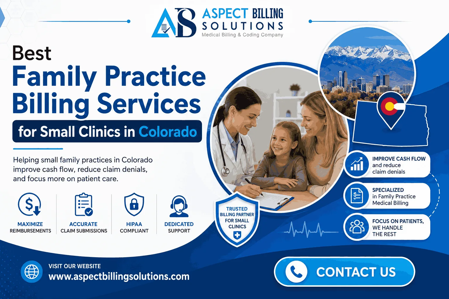 Best family practice billing services for small clinics in Colorado reviewing claims