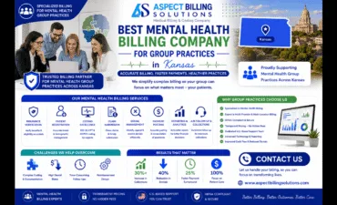 Professional mental health billing company supporting multi-provider group practice with consolidated claims management in Kansas
