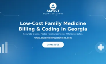Low-cost family medicine billing and coding specialist reviewing claims in Georgia