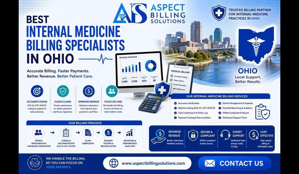 Best internal medicine billing specialists in Ohio supporting physician practices