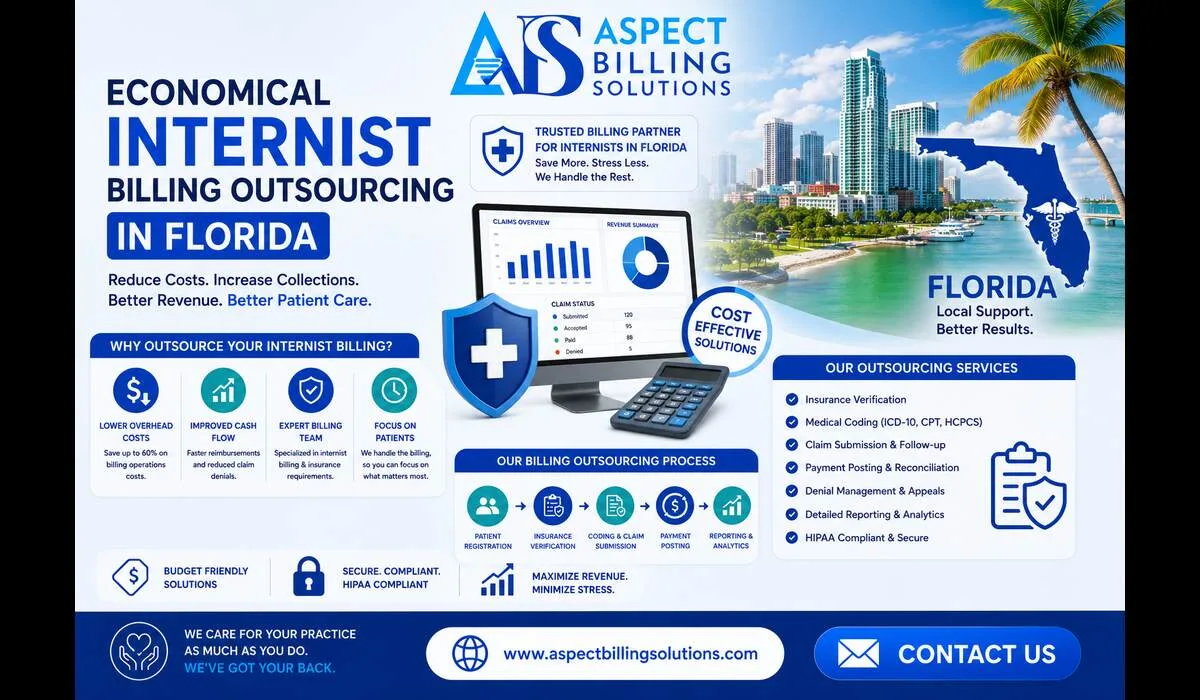 Economical internist billing outsourcing in Florida for internal medicine practices