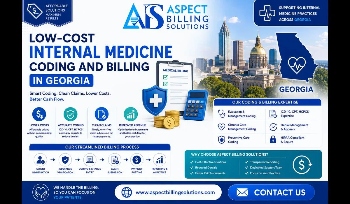 Low-cost internal medicine coding and billing in Georgia for physician practices