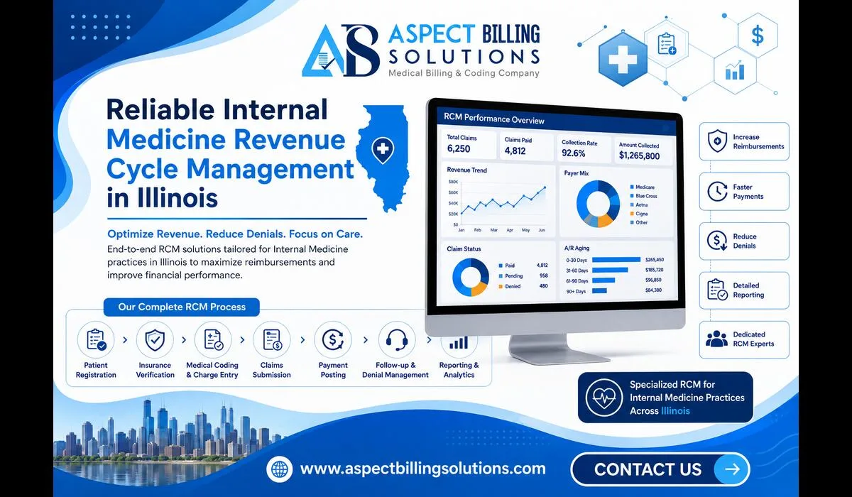 Reliable internal medicine revenue cycle management in Illinois