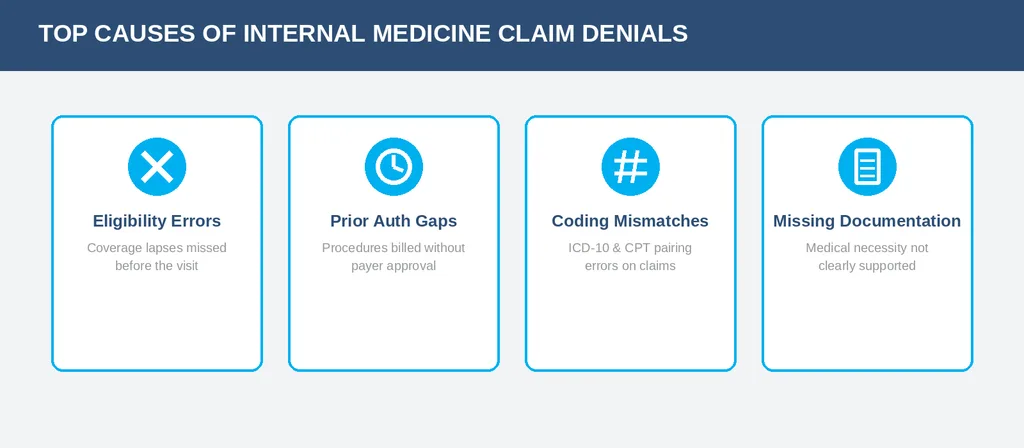 Top causes of internal medicine claim denials in Kentucky