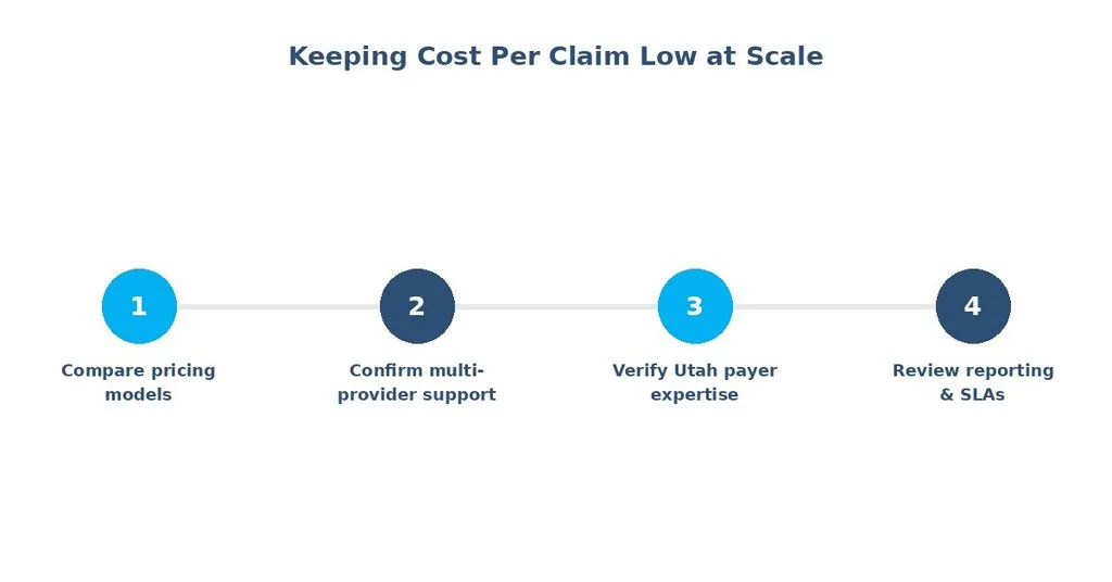 Four steps large practices take to lower cost per claim