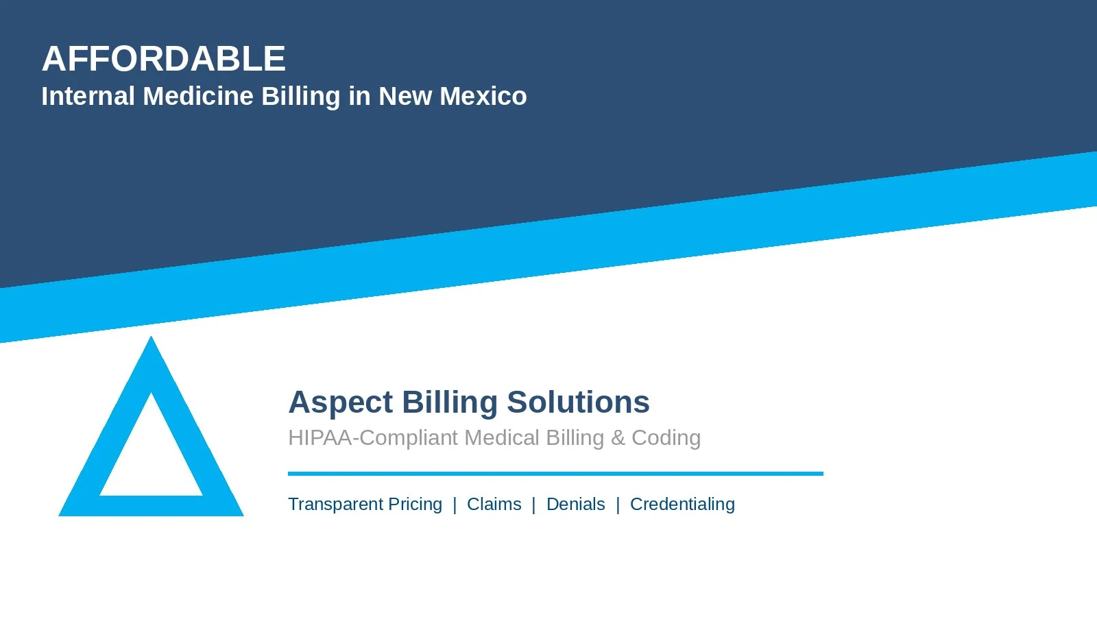Affordable internal medicine billing solutions in New Mexico by Aspect Billing Solutions