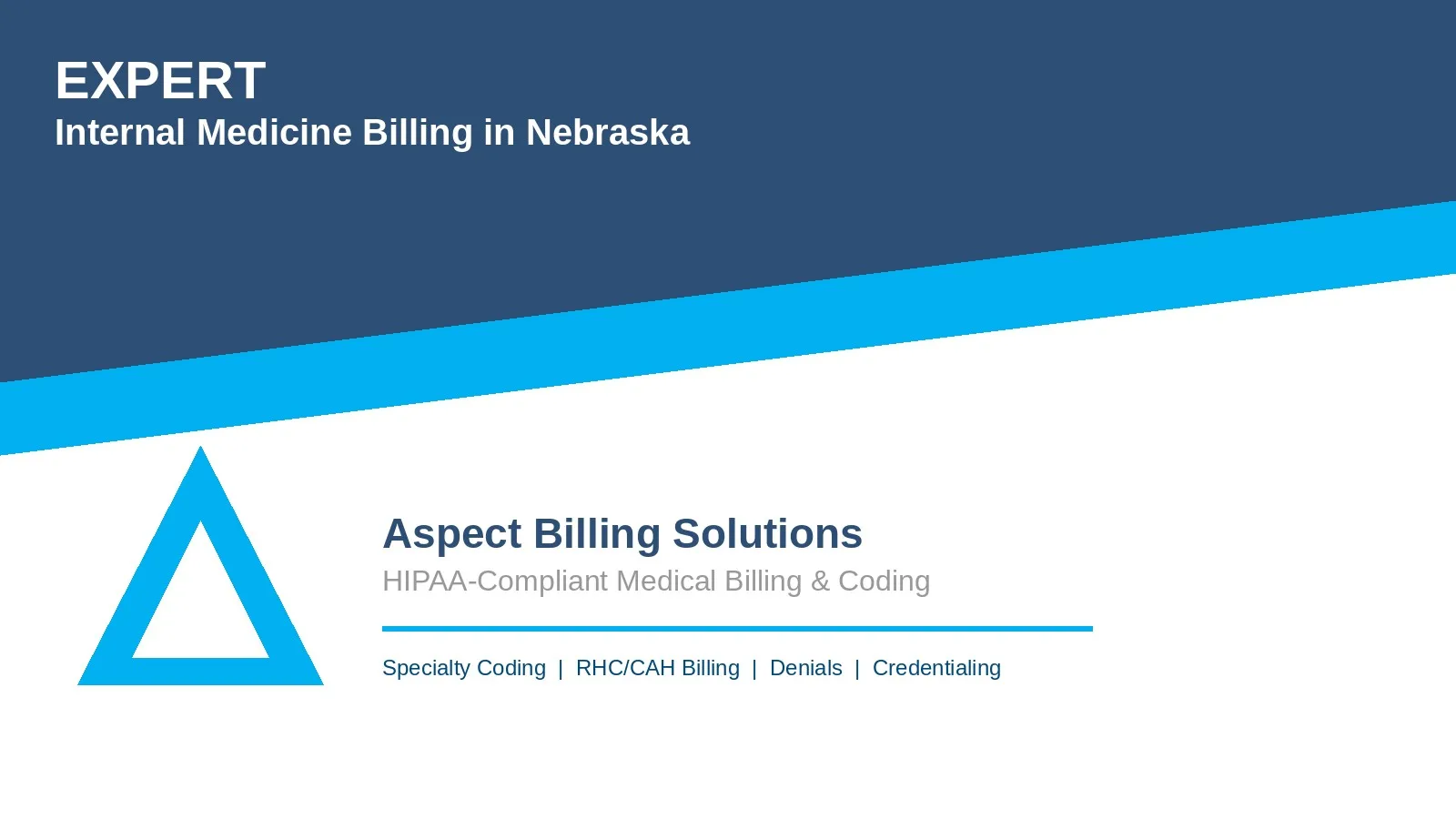Expert internal medicine billing company in Nebraska by Aspect Billing Solutions