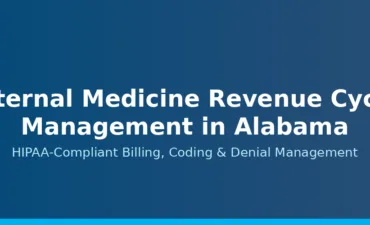 Internal medicine revenue cycle management Alabama banner