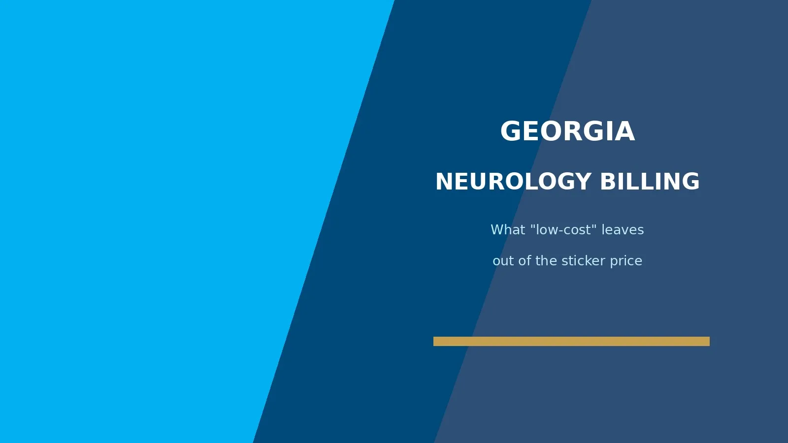 Low-cost neurologist billing services in Georgia feature graphic
