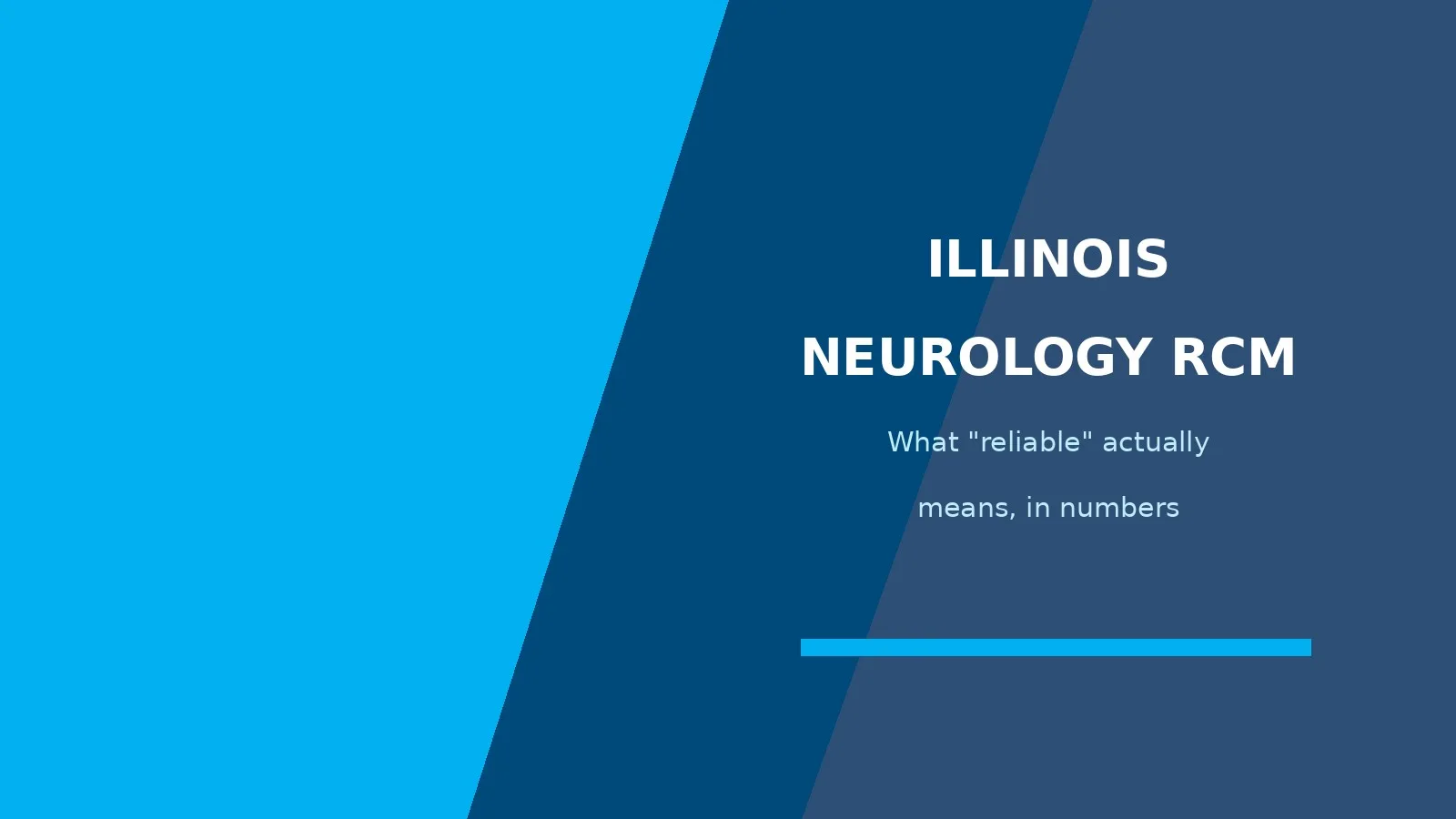 Reliable neurology revenue cycle management in Illinois feature graphic