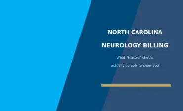 Trusted neurology billing company in North Carolina feature graphic