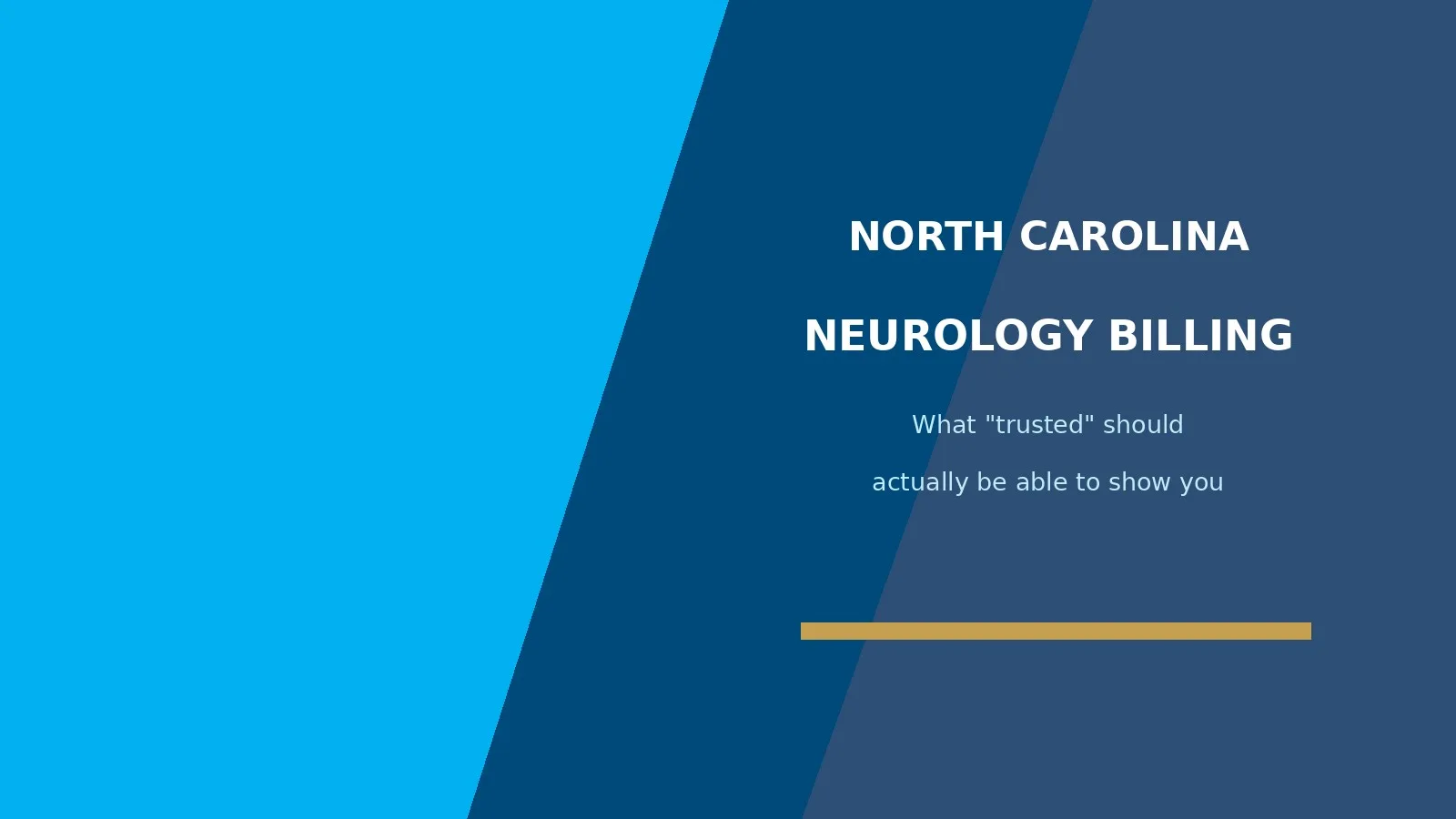 Trusted neurology billing company in North Carolina feature graphic